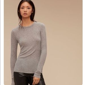 ARITZIA WILFRED FREE FOY T-SHIRT LONG SLEEVE